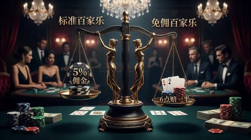 标准百家乐 vs 免佣百家乐：区别与赔率详解