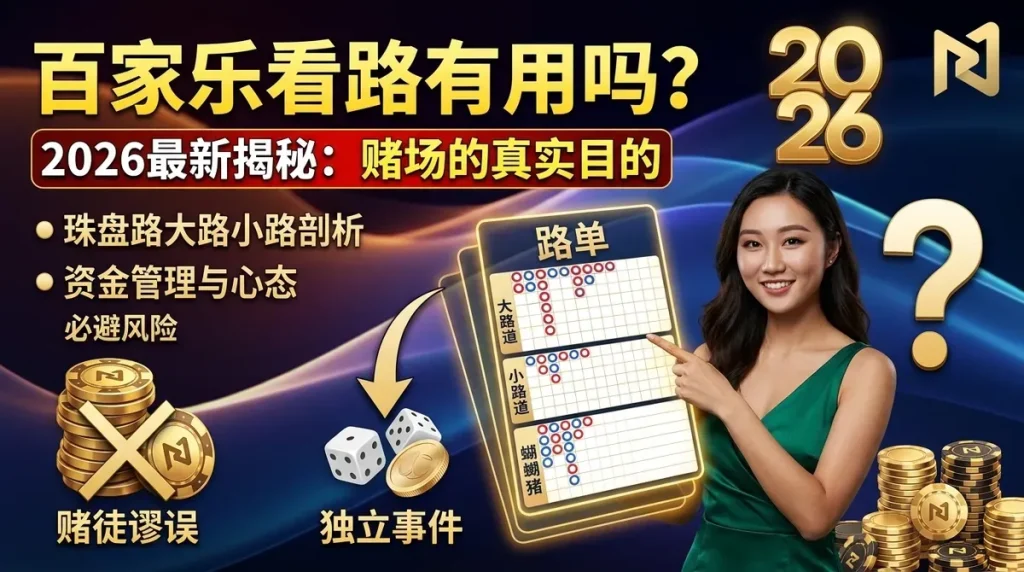 百家乐看路有用吗？2026最新揭秘赌场提供百家乐路单的真实目的，深度剖析大路小路背后的赌徒谬误与必避风险误区