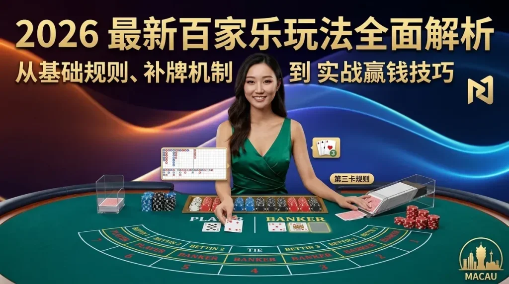 2026最新百家乐玩法全面解析：从基础规则、补牌机制到实战赢钱技巧与真实案例分析